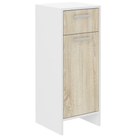 Spodní skříňka Mela II 1F 1S Barva korpusu: Bílá, Barva dvířek: Dub - sonoma