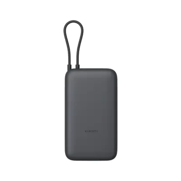 Rozbaleno - Xiaomi PowerBanka 20000mAh tmavě šedá / 1x USB-A + 1x USB-C / integrovaný kabel / 22.5W / rozbaleno (BHR9740GL.rozbaleno)