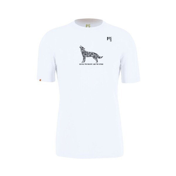 KARPOS Wild Animal T-Shirt, Bright White/Print 1 velikost: L