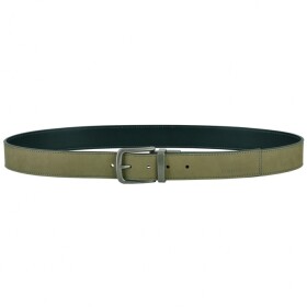 Bushman Pánský a dámský kožený opasek Reversible, khaki 115