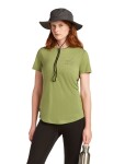 ICEBREAKER W 125 Cool-Lite Sphere SS Tee Across, Olive velikost: L
