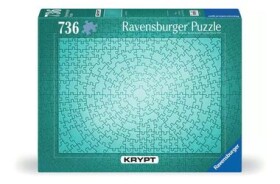 Ravensburger Krypt Puzzle: Metalická mátová