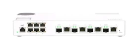 QNAP řízený switch QSW-M2106-4C / 6x 2.5GbE RJ45 / 4x kombinované 10GbE SFP+ / 10GbE RJ-45 (QSW-M2106-4C)