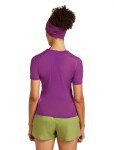 Dámské merino tričko s krátkým rukávem ICEBREAKER Wmns 75 Cool-Lite Featherlight SS Crewe, Passion velikost: M