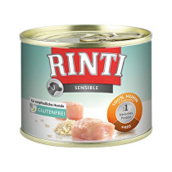 Rinti Dog Sensible konzerva kuře+rýže 185g