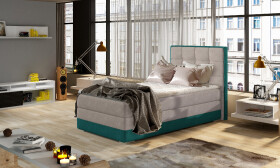 Boxspring Aster 90 látka: Orinoco 21 / Orinoco 85, Varianta: Levá