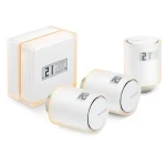 Netatmo Smart termostat bílá / 3 hlavice / aplikace (NBU-NTH-NAV)