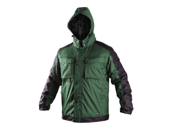 Canis CXS IRVINE Pánská bunda zimní - zelená 3XL 121000151097