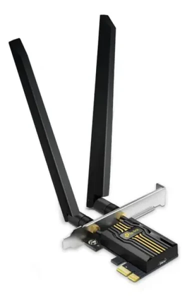 TP-Link Archer TBE400E černá / Wi-Fi 7 Bluetooth 5.4 PCIe Adaptér / Tri-Band / 2.4GHz 688 Mbps / 5GHz 2882 Mbps / 6GHz 2 (Archer TBE400E)