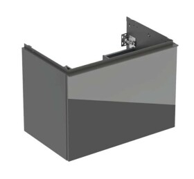 GEBERIT - Acanto Umyvadlová skříňka, 74x54x48 cm, 1 zásuvka, sklo/lávová 503.004.JK.2