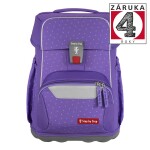 Školní aktovka pro prvňáčky – 4 dílný set, Step by Step BASIS Purple Konfetti, AGR