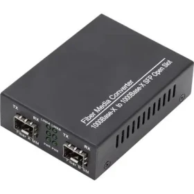 Digitus DN-82133 černá / Media konvertor / Gigabit / Multimode-Singlemode / Auto MDI/MDIX (DN-82133)