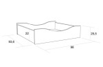 BRADOP Zásuvka pod postel C109 BRA-C109