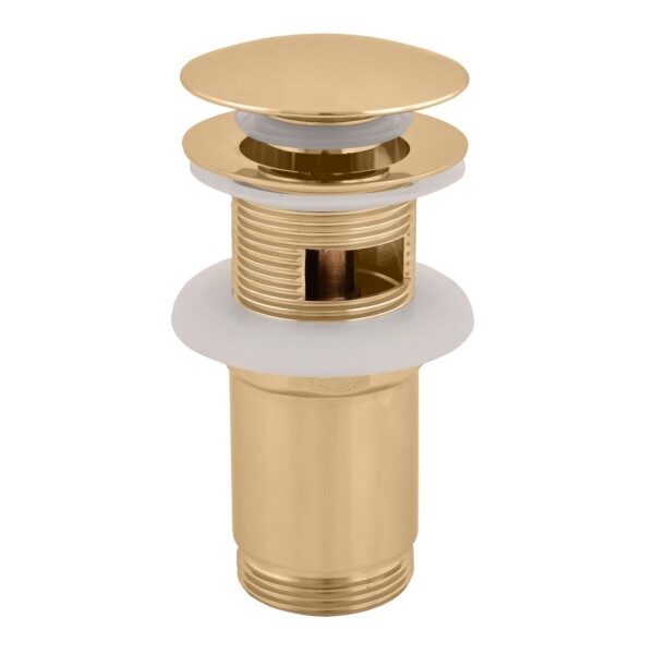 RAV Slezák - Výpusť umyvadlová CLICK-CLACK 5/4", Zlatá - lesklá MD0484Z MD0484Z