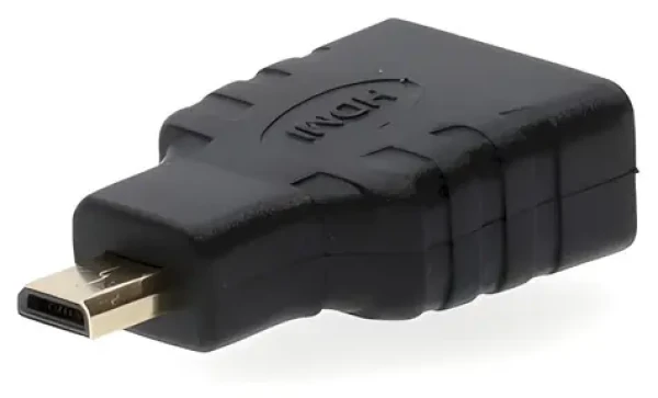 Nedis černá / Adaptér HDMI - micro HDMI / pozlacené konektory / přímý (CVGB34907BK)