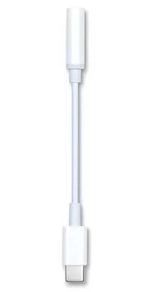 2GO bílá / Audio adaptér / USB-C na 3,5mm jack / 20 cm (797008)