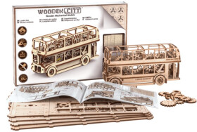 WOODEN CITY 3D puzzle Londýnský autobus 216 ks