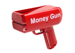 Mamido Střílecí pistole na peníze červená Money Gun bankovky