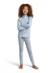 Dětské merino triko dlouhý rukáv, 1/2 zip ICEBREAKER Kids 260 Tech LS Half Zip, Zinc Blue velikost: 6