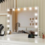 REA - Zrcadlo LED HOLLYWOOD White HOM-12010