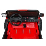 Mamido Elektrické autíčko Extreme Sport 4x4 s proměnlivou velikostí červené