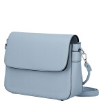 Moderní dámská koženková crossbody kabelka Mirona, světle modrá