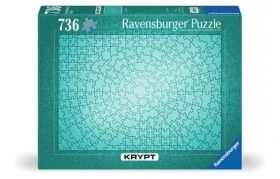 Ravensburger Krypt Puzzle: Metalická mátová