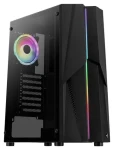 Aerocool Mecha v2 černá / PC skříň / Midi Tower / ATX / micro-ATX / mini-ITX / 1x ARGB / tvrzené sklo / 2x USB 2.0 (ACCM-PV28113.11)