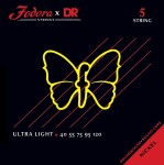 DR Strings Fodera Nickel 5 Ultra Light 40120