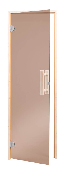 Dveře do sauny Sentiotec DS80 Bronze 650x1960mm CFSSTC629L
