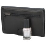 Kožená peněženka se zápinkou Alex, černá
