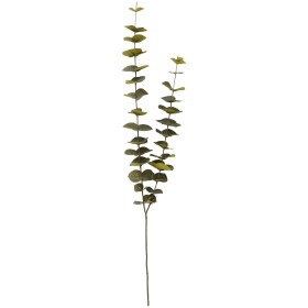 Ib Laursen Umělá větvička eukalyptu 85 cm, zelená barva, plast