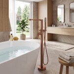 REA - Volně stojící baterie Logan Brush Copper REA-B2220