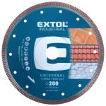 EXTOL INDUSTRIAL 8703046 Kotouč diamantový, turbo Thin Cut, 200x2,0mm, 25,4mm