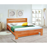 Masivní postel Maribo 2, 160x200, vč. roštu, bez matrace, višeň