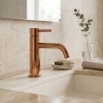 REA - Umyvadlová baterie LUNGO Copper nízká REA-B7998