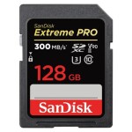 SanDisk Extreme PRO SDXC 128GB / Class 10 / UHS-II / U3 / čtení: až 300MBs / zápis: 260MBs / vhodné pro 8K (SDSDXDK-128G-GN4IN)