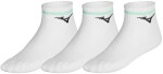 Mizuno TN Mid 3P With Line 6PK U White Bay - Běžecké ponožky Mizuno TN Mid 3P With Line 6PK 32GXCA25Z73 - tři páry Velikost textilu: XL