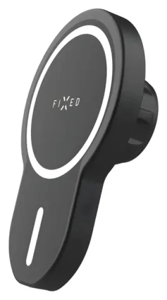 FIXED držák MagClick s bezdrátovým nabíjením (bulk) / Držák do auta / MagSafe / 15W / otočný