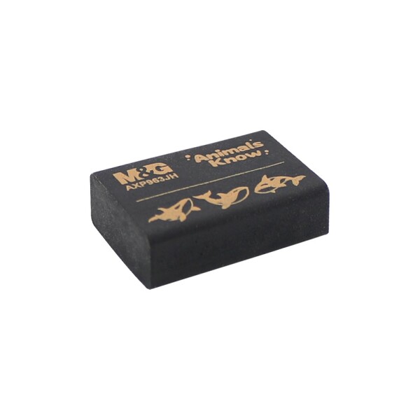 M&G M&G, AXP963JH, Animals Know, pryž na gumování, černá, 1 ks