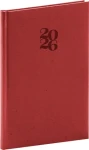 NOTIQUE Týdenní diář Essenza 2026, třešeň, 15 x 21 cm (PGD-TA5ES-6002)