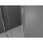 MEXEN/S - Velar sprchový kout, posuvné dveře 140 x 75 cm, dekor, chrom 871-140-075-31-01