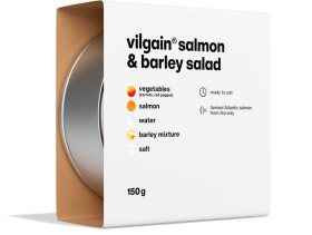 Vilgain Lososový salát – s ječnými kroupy 150 g