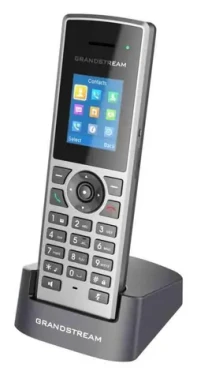 Grandstream DP722 stříbrná-černá / VoIP telefon DECT / 10 SIP účtů / 1,8" barevný displej (DP722)