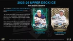 Hokejové karty NHL 2025-26 Upper Deck Ice Hockey Hobby Box