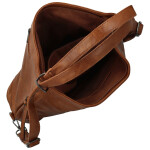 Stylový dámský koženkový kabelko-batoh Dexy, hnědý