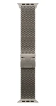 Apple Watch Milanese Loop 49 mm Natural Titanium vel. S / Řemínek milánský tah / Titan / 130–160 mm (MGHN4ZM/A)