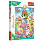 Mamido Třpytivé puzzle Treflíci 100 dílků Trefl
