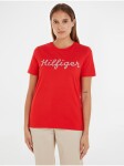 Červené dámské tričko Tommy Hilfiger dámské