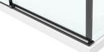 REA/S - Sprchový kout SOLAR 90x90 - matná černá s bílou sprchovou vaničkou Savoy KPL-K6412